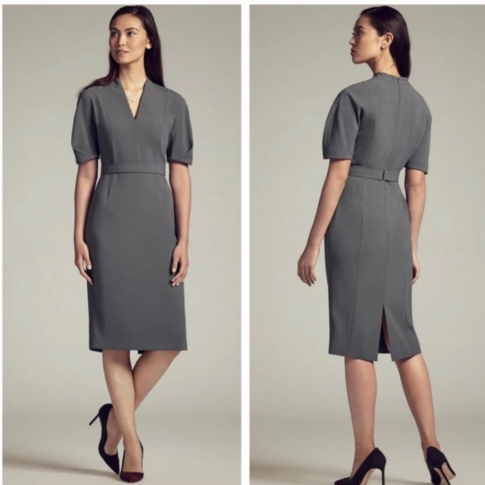Elegant Gray Women's Dress